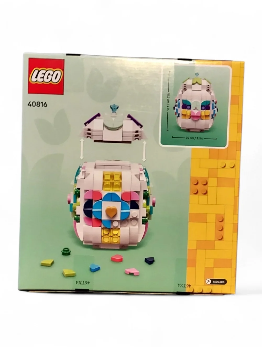 LEGO Decorative Easter Egg Building Toy, Easter Basket Gift for Kids, 40816